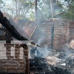 Hombre incendia la casa de su pareja e hija en Rivas  Foto:En Rivas, un sujeto dejó en la calle a su hija y pareja/TN8