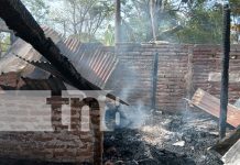 Hombre incendia la casa de su pareja e hija en Rivas Foto:En Rivas, un sujeto dejó en la calle a su hija y pareja/TN8