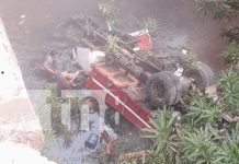 Foto: ¡Tragedia en San Rafael del Sur! Camión cae al abismo y conductor muere al instante/TN8