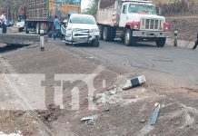 “Pensé que nos matábamos”: Falla mecánica casi causa tragedia en Boaco Foto: Dos heridos tras brutal impacto en Boaco/TN8