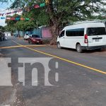 ¡Fachentos! Estrenando calles están las familias del barrio Walter Ferreti, en Managua Foto: ¡Fachentos! Estrenando calles están las familias del barrio Walter Ferreti, en Managua/TN8