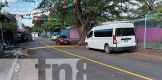 Foto: ¡Fachentos! Estrenando calles están las familias del barrio Walter Ferreti, en Managua/TN8