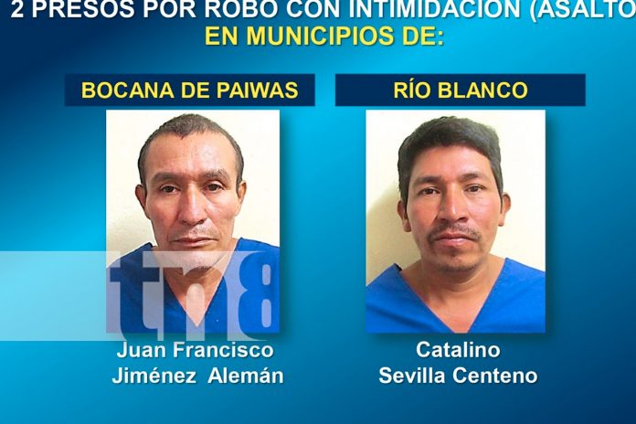 Foto: Policía Nacional captura a delincuentes en Matagalpa/TN8