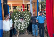 Chinandega rinde tributo al Comandante Germán Pomares Ordóñez Foto: Homenaje al Héroe Nacional Germán Pomares en Chinandega/TN8