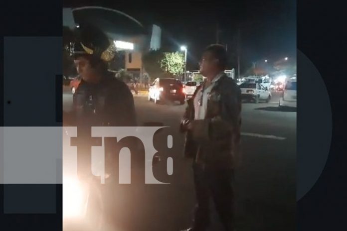 Foto: ¡Pánico en plena gasolinera de Managua! /TN8