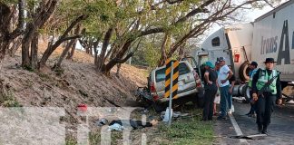 Foto: Tragedia en el Día de las Madres: Brutal accidente deja dos fallecidos en Rivas / TN8