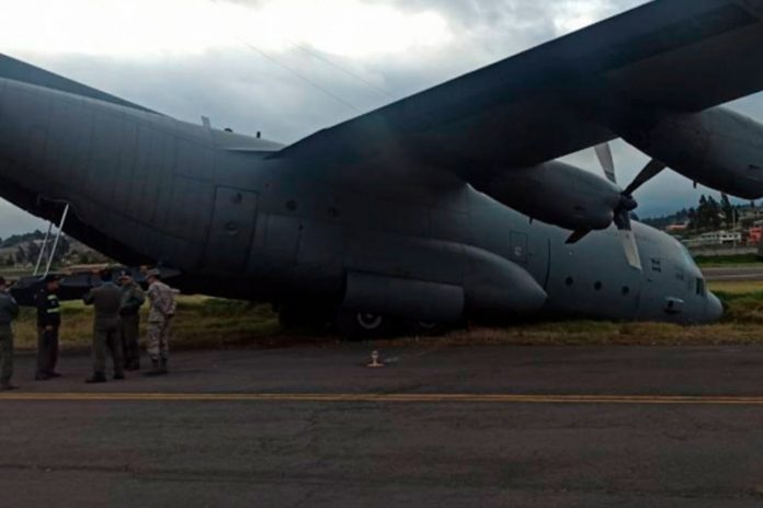 Foto: Accidente de avión militar de Ecuador/Cortesía Foto: Accidente de avión militar de Ecuador/Cortesía
