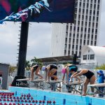 Celebran Torneo Femenino de Natación Blanca Aráuz en honor a la heroína nacional Foto: onmemoración del natalicio de la heroína nacional Blanca Stella Aráuz/Cortesía