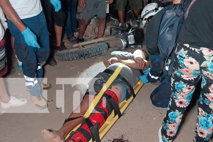 Foto: Fuerte accidente en Bosque de Xiloá/TN8 Foto: Fuerte accidente en Bosque de Xiloá/TN8