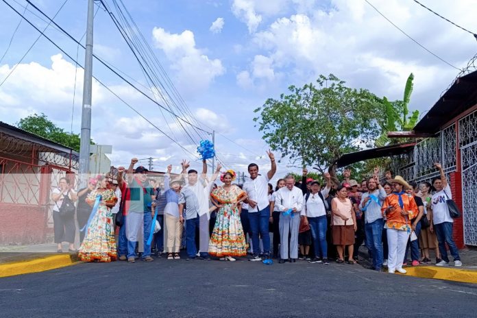 Foto: Inauguran 10 calles en el Distrito IV de Managua /TN8