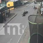 Grave accidente entre motociclistas en Matiguás deja dos heridos Foto: Impactante accidente en Matiguás/TN8