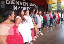 Foto: Ganadora del primer lugar del concurso de la "madre panza" le midió 57 centímetros / TN8