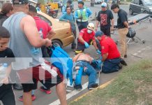 Foto: Aparatoso accidente en Managua/TN8