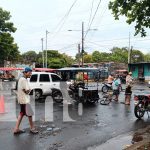 Ciclista ebrio se estrella contra caponera en plena calle de Managua Foto: Ciclista borracho impacta y termina hospitalizado en Managua/TN8