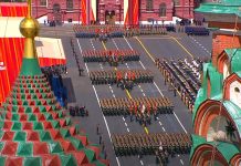 Rusia: Más de 10.000 soldados marchan en la Plaza Roja por el Día de la Victoria Foto: Rusia rinde homenaje a los caídos en la Gran Guerra Patria/Cortesía