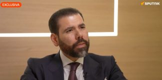 Foto: Entrevista de Laureano Ortega Murillo, asesor presidencial de Nicaragua, con la agencia Sputnik