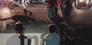 Foto: Fuerte impacto entre Motocicleta y ciclista en Estelí /TN8