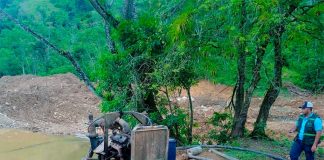 Foto: Acciones contra la minería ilegal en Mulukukú