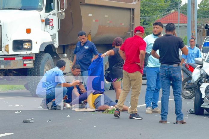 Foto: Muere bajo las llantas de un camión en Chinandega - Chichigalpa /TN8 Foto: Muere bajo las llantas de un camión en Chinandega - Chichigalpa /TN8
