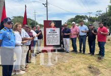 Foto: Rotonda Miguel Ángel Ortez en Chinandega / TN8