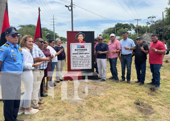 Foto: Rotonda Miguel Ángel Ortez en Chinandega / TN8 Foto: Rotonda Miguel Ángel Ortez en Chinandega / TN8