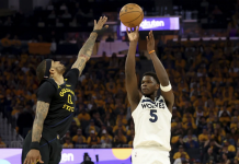 Timberwolves toman ventaja de 3-1 en la serie de playoffs ante Warriors Timberwolves cerca de eliminar a Warriors