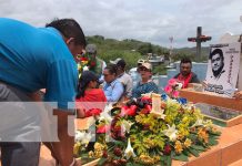 Foto: Homenaje en Boaco a Jorge Gastón, héroe de la paz / TN8