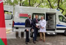 Foto: Belarús dona ambulancia a Nicaragua como parte de su cooperación bilateral / TN8
