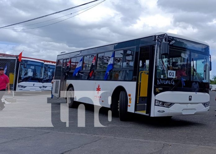 Foto: Nuevos buses para Managua y Nueva Guinea / TN8 Foto: Nuevos buses para Managua y Nueva Guinea / TN8