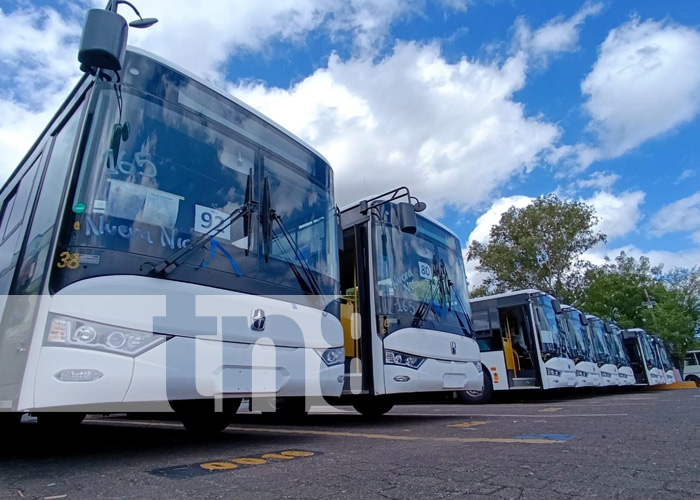 Foto: Nuevos buses para Managua y Nueva Guinea / TN8