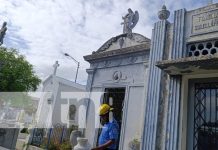 Foto: Inspección de cementerios en Managua / TN8