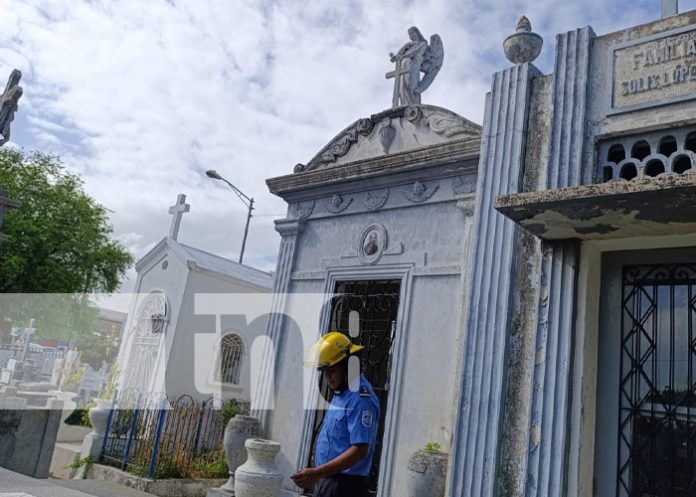 Foto: Inspección de cementerios en Managua / TN8 Foto: Inspección de cementerios en Managua / TN8