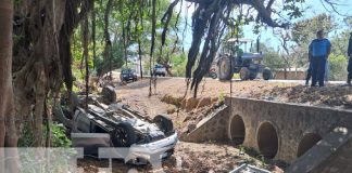 Foto: Gran susto por accidente en Altagracia, Ometepe / TN8