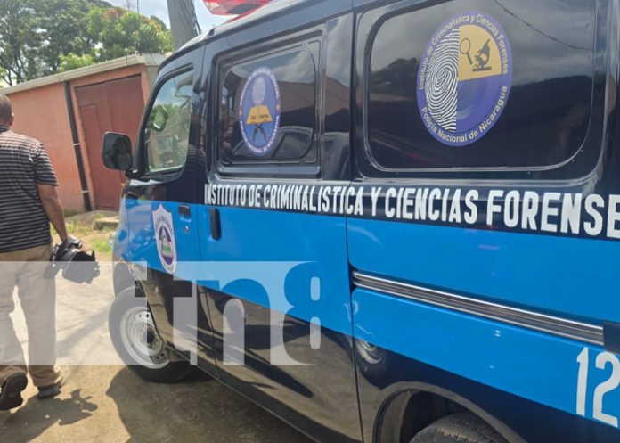 Foto: Investigaciones policiales por hecho sangriento en Tipitapa / TN8 Foto: Investigaciones policiales por hecho sangriento en Tipitapa / TN8