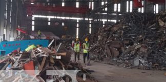 Foto: Avance del 80% en la planta metalúrgica que se construye en Masaya, Nicaragua / TN8