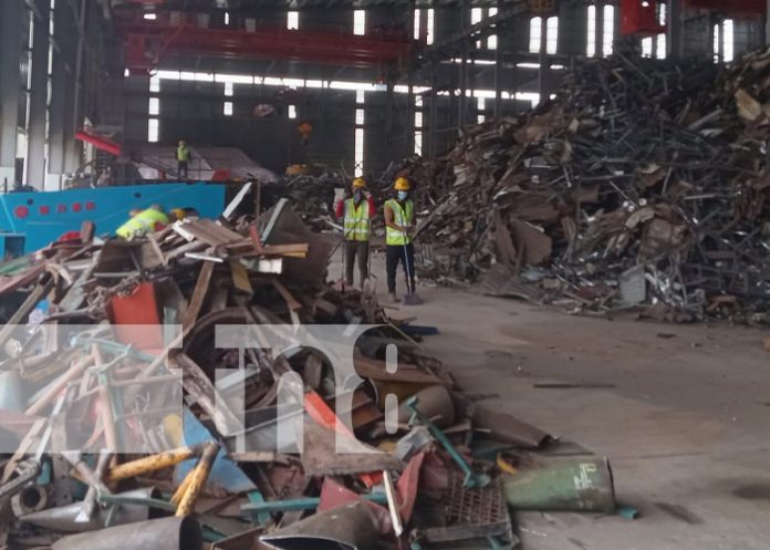 Foto: Avance del 80% en la planta metalúrgica que se construye en Masaya, Nicaragua / TN8