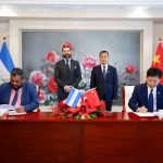 Copresidenta de Nicaragua: «Se cierran contratos con Huawei, CCSI, PowerChina y Huadian» Foto: Nicaragua firma cuatro contratos con Beijing /Cortesía