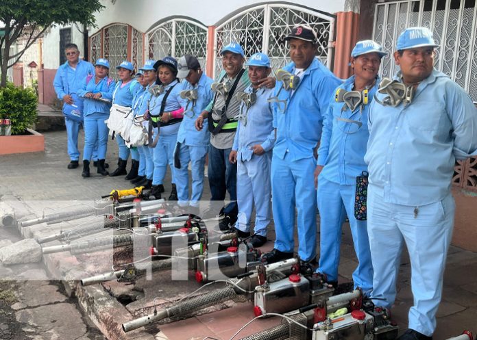 Foto: Fumigación y abatización en Managua / TN8