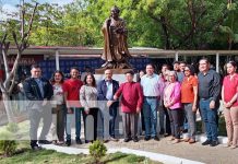 Foto: Develación de estatua en el Instituto Confucio de la UNAN-Managua / TN8