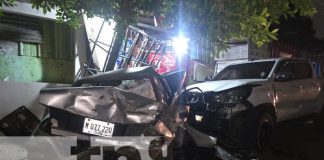 Foto: Triple colisión en el Memorial Sandino / TN8