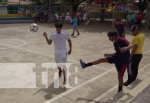 Foto: Fútbol con la Liga de Barrio en Managua / TN8