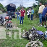 Tres accidentes de motocicleta dejan lesionados y daños materiales en Jalapa Foto: Múltiples accidentes en un mismo día en Jalapa / TN8