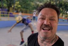 Foto: Bam Margera saluda al skate de Nicaragua