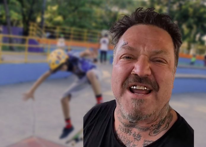 Foto: Bam Margera saluda al skate de Nicaragua Foto: Bam Margera saluda al skate de Nicaragua