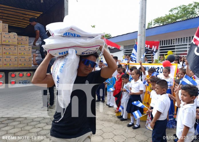 Foto: Merienda escolar para Nicaragua / TN8 Foto: Merienda escolar para Nicaragua / TN8