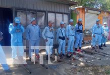 Foto: Fumigación en Miraflores, Distrito II de Managua / TN8