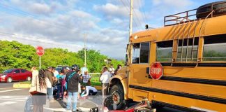 Foto: Accidente de tránsito en rotonda de Masaya / TN8