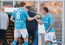 Napolés gana de visita y se acerca al título de la Serie A Napolés cerca del título de la Serie A