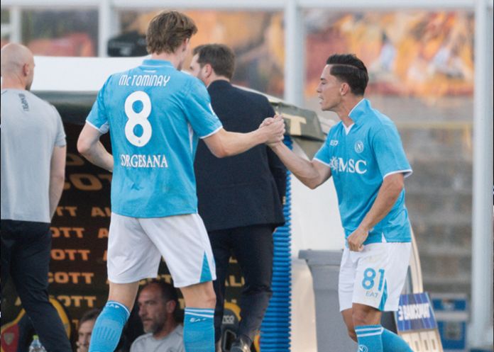 Napolés cerca del título de la Serie A