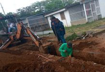 Foto: Obras de saneamiento en San Antonio, Managua / TN8
